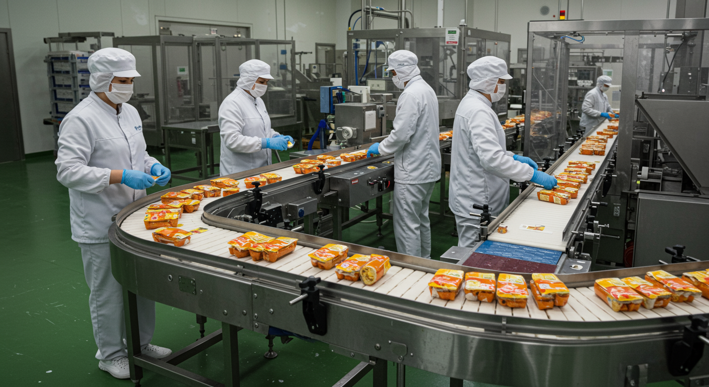 Fason gıda üretimde etiketleme