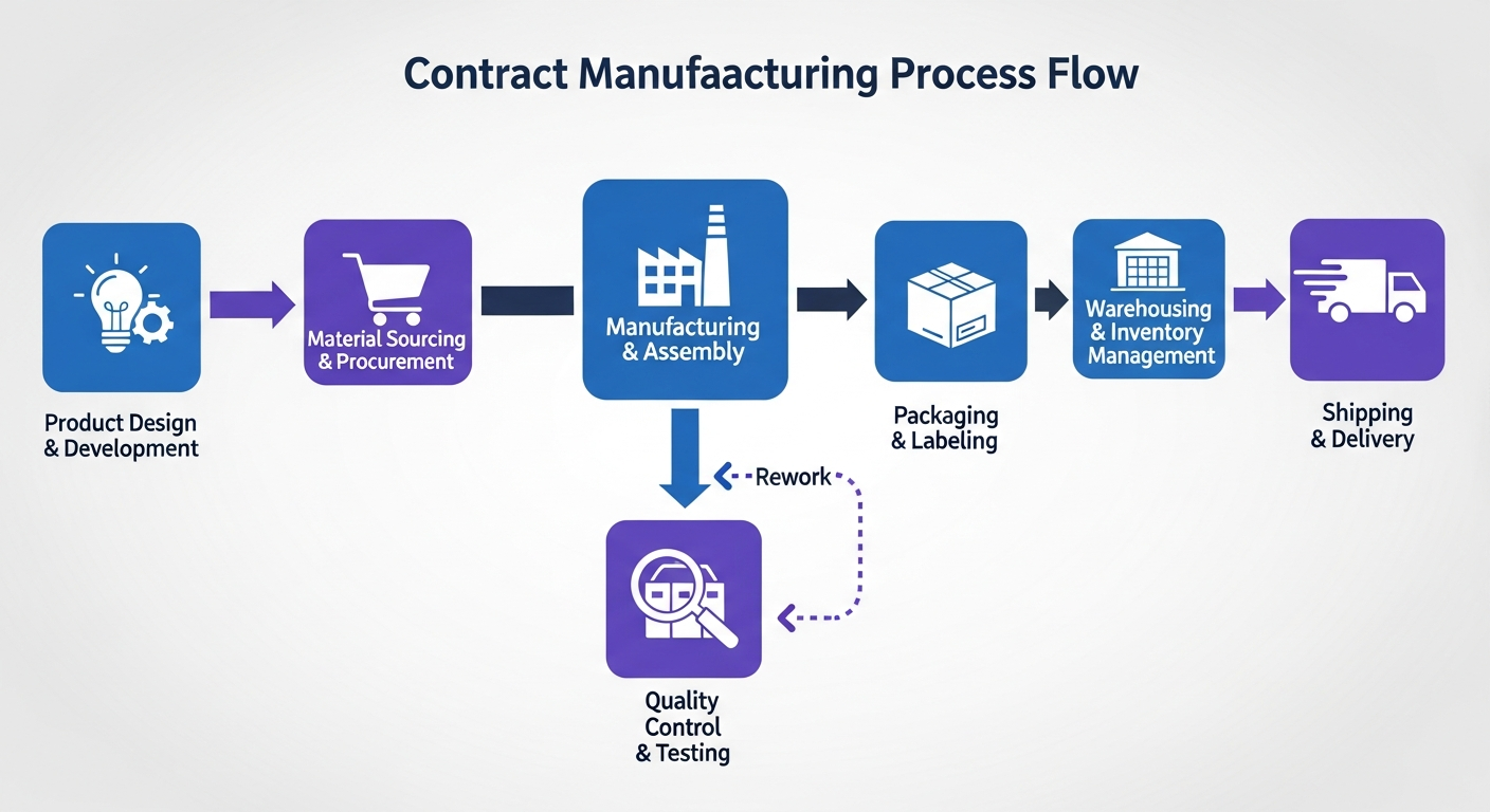 Fason üretim süreç aşamaları